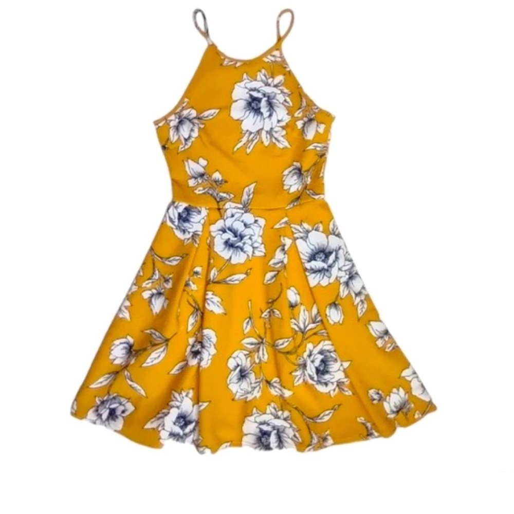 Halter Floral Dress